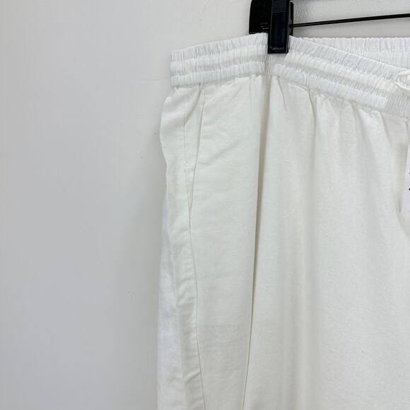 J.Crew Linen Blend Slim Wide Leg Drawstring Pant Pockets Relaxed White US 20 NWT - Picture 8 of 13